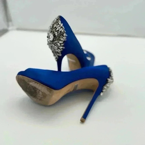 Pre-loved Badgley Mischka Kiara in Royal Blue - Picture 8 of 9